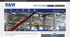 Desktop Screenshot of bw-machinery.com