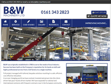 Tablet Screenshot of bw-machinery.com